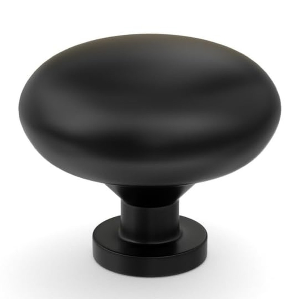 10 Pack Black Cabinet Knobs Matte Black Kitchen Dresser Knobs Aluminum Round ...
