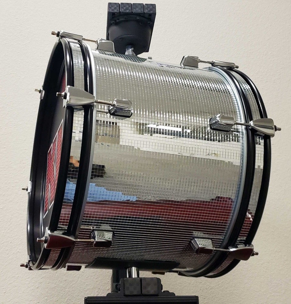 KISS Rotating Drum Display, Double Sided, Internal LED Lighting + Remote Control