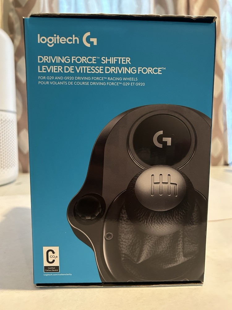 Logitech Gear Shifter for G29-G923 Six-Speed Push-Down Reverse