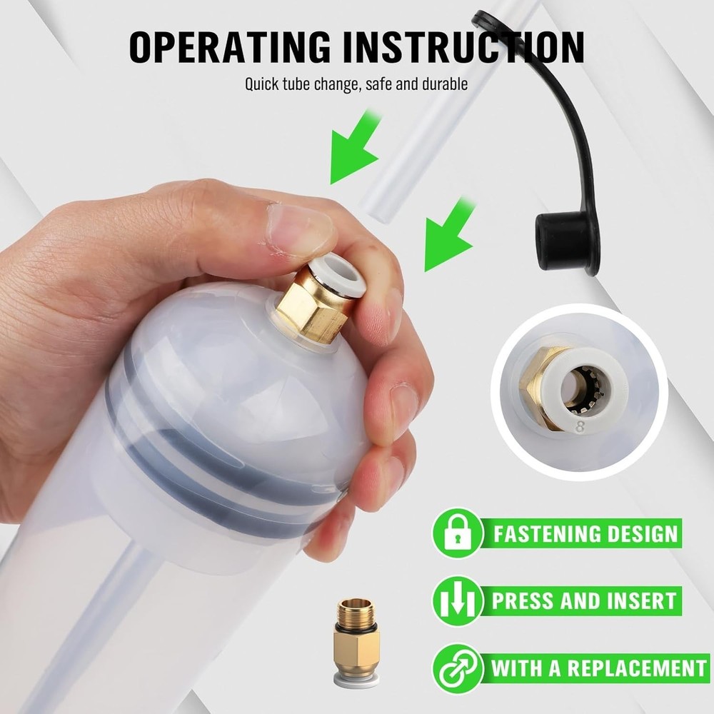 Multi-Vehicle 200cc Fluid Extractor - Suction Pump with 23'' Hose & Extensions