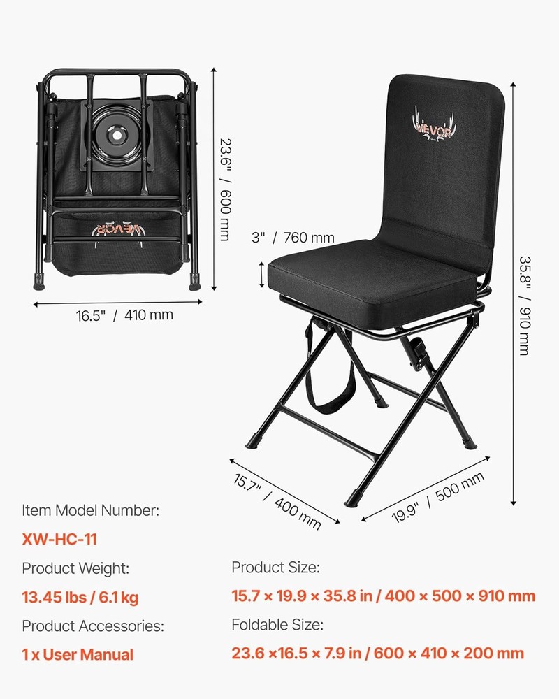VEVOR Hunting Chair