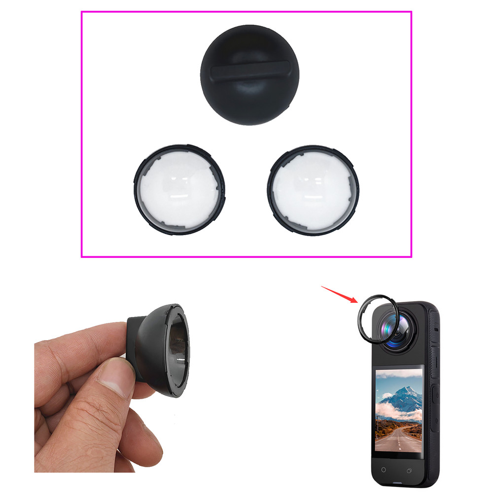 Camera Anti-Scratch Lens Protector Cap Protective Lens Guards for Insta360 X4