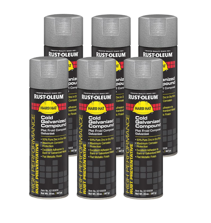 New- V2100 System Galvanizing Compound Spray by Rust-Oleum -Cold- 20 oz