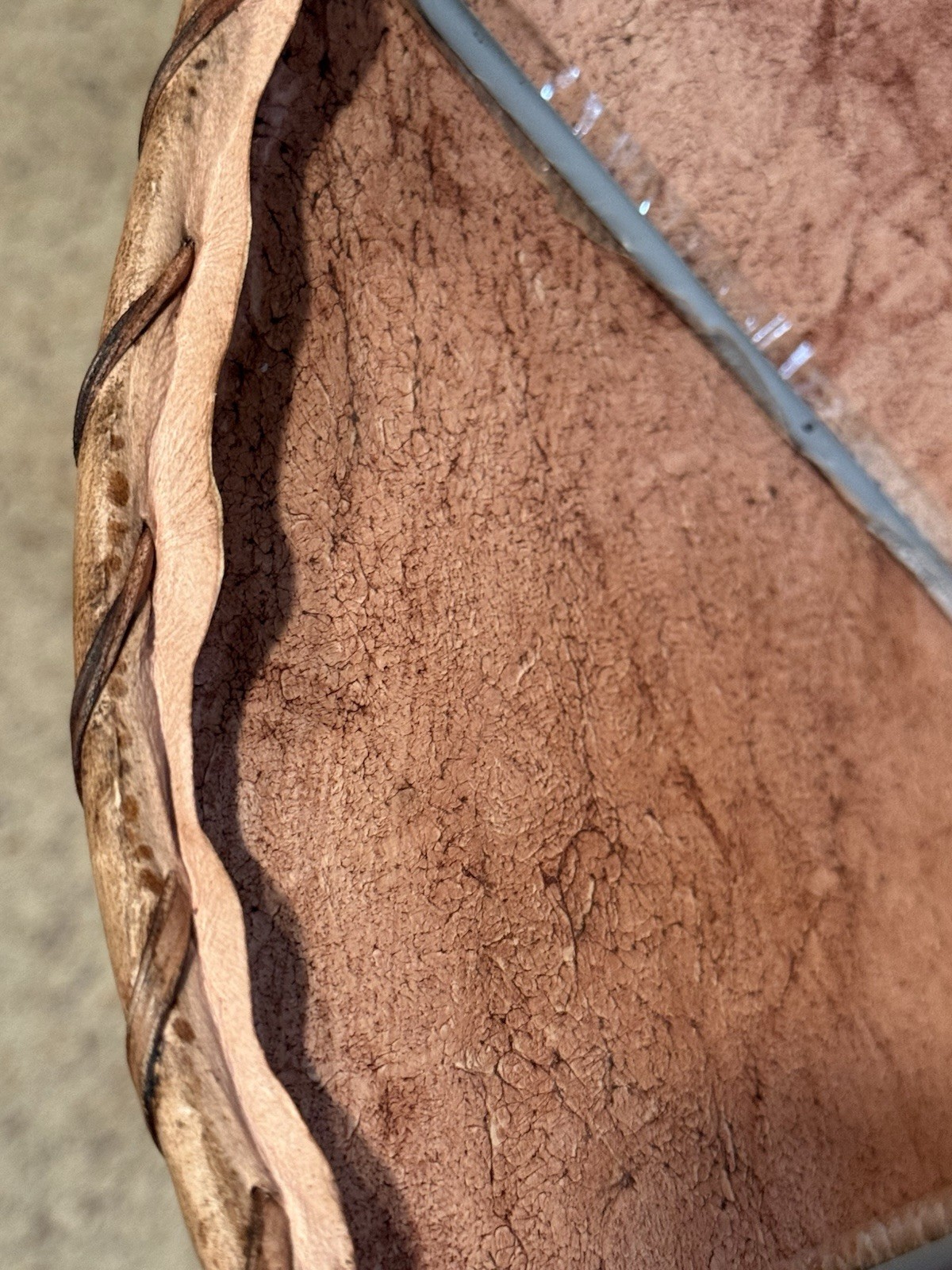 27” Large Trophy 5 Point Antler Mule Deer Vintage Lamp, Rawhide Shade