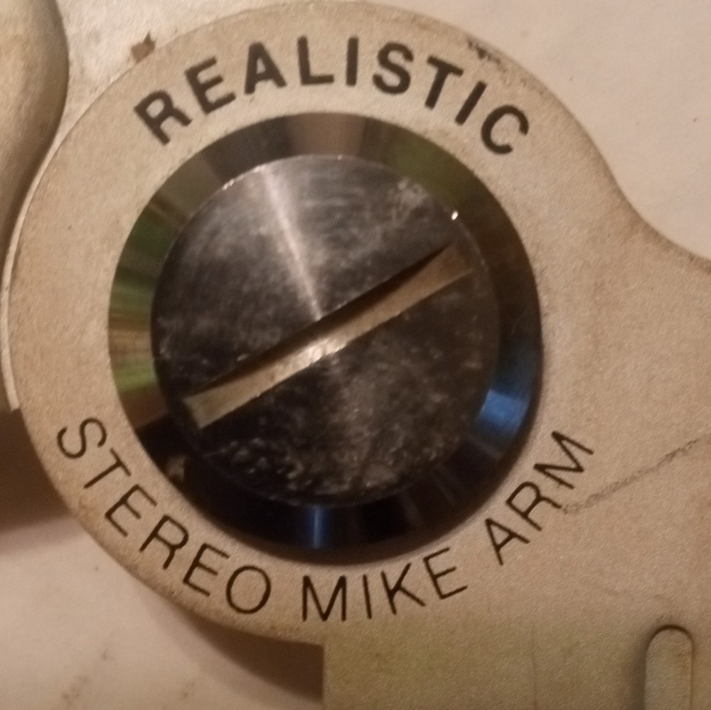 Realistic Stereo Mike Arm Vintage Microphone Arm Holder Accessory