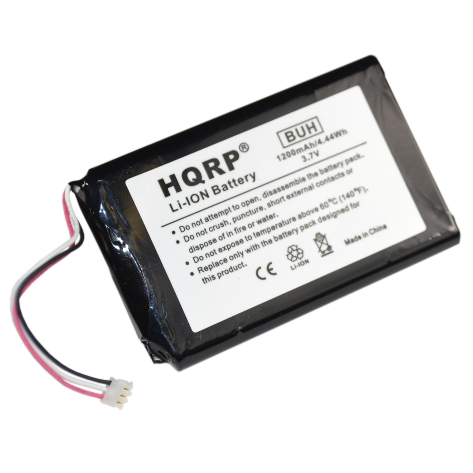 HQRP Battery for Garmin Nuvi 2460, 2460LMT, 2475, 2495, 2495LT, 2555, 2555LMT