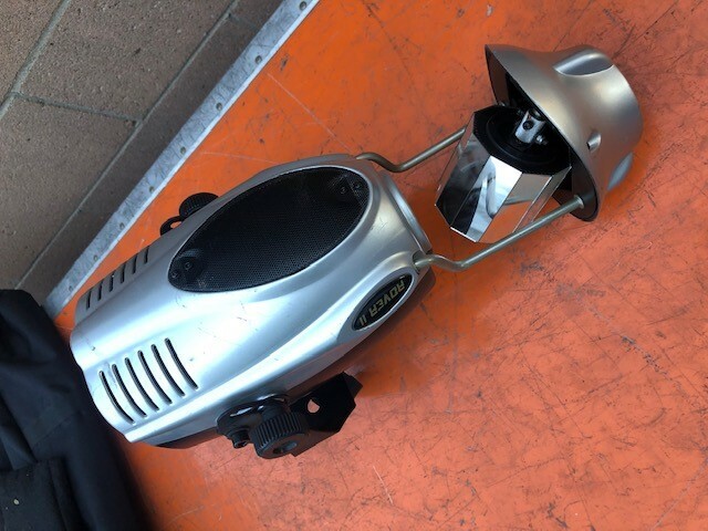 American DJ Rover II Rolling Barrell Head Effect Light with Hanging Bracket