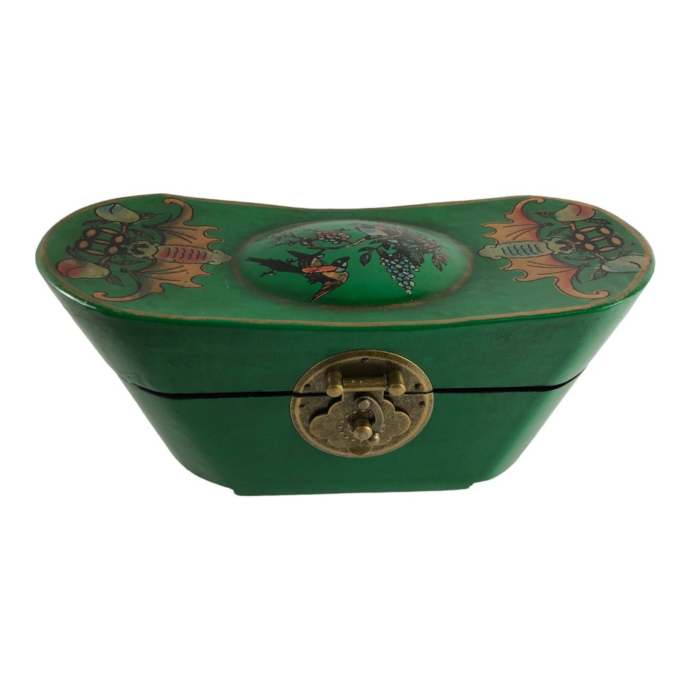 Painted Ingot Shaped Chest with Latch