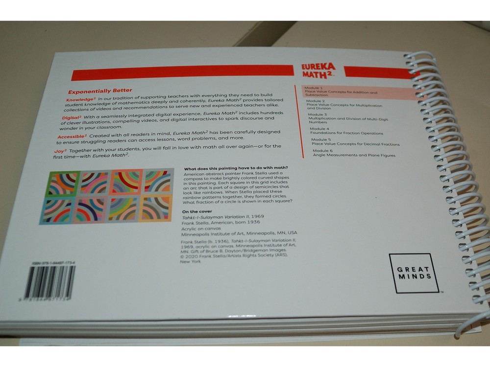 Eureka Math² Squared Grade 4 Module 1 Teacher Book - Weight: 43 oz.