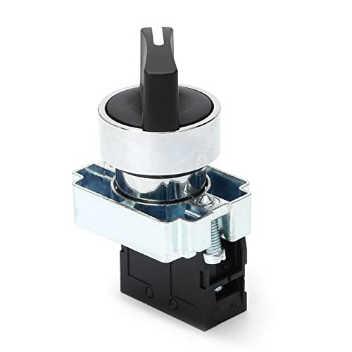 22mm Selector Switch 1NO Latching Rotary Selector Switch 2 Position Maintained