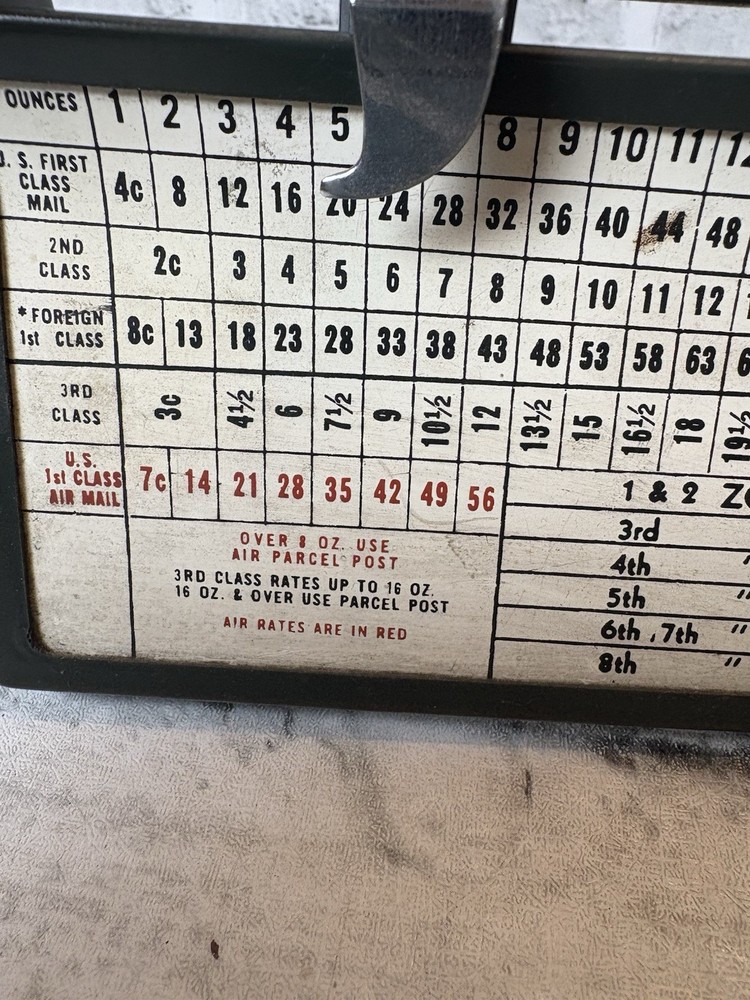 Vintage Triner Postal Airmail Scale-1950's