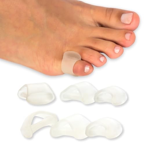Advanced Gel Toe Separator (w/Toe Loop) - Spacer, Corrector, Small (Pack of 6)