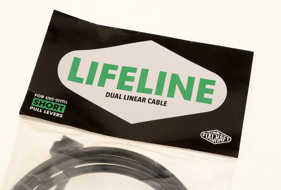 Fixcraft Lifeline Dual Pull Linear Brake Cable for Short Pull Levers NOS