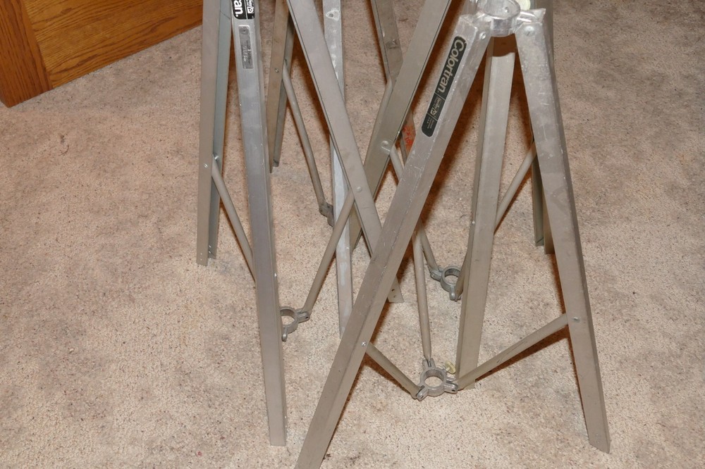 4 Colortran Light Stands, no center posts- Studio Light Stand Professional Grade