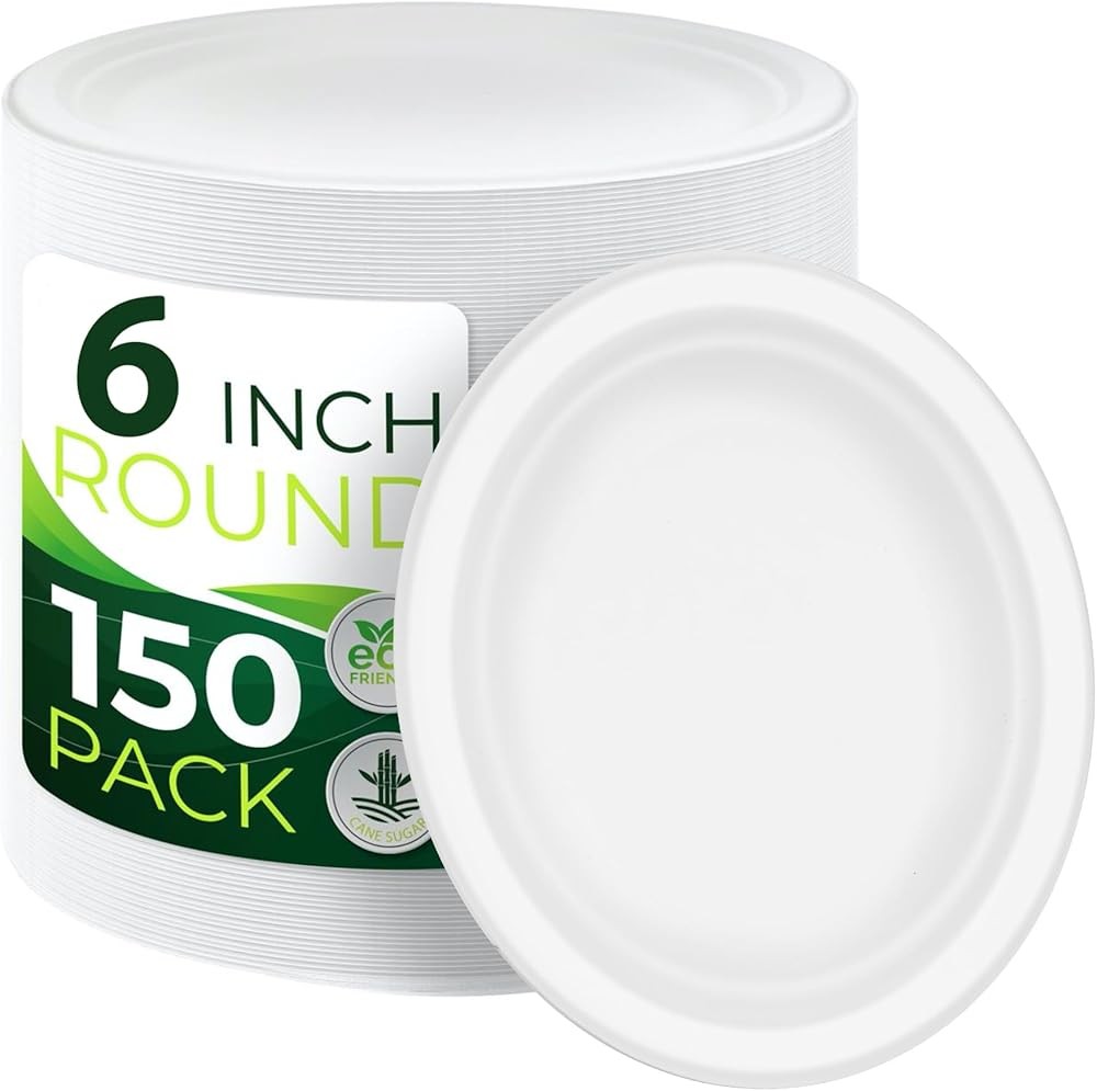 postable Paper Plates, Heavy Duty, Eco Friendly, Biodegradable