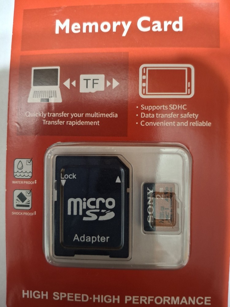 Sony Micro SD Card. 2TB