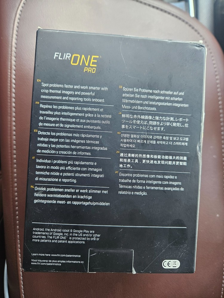 FLIR ONE Pro Thermal Imaging Camera for Android USB-C, Professional Grade NEW
