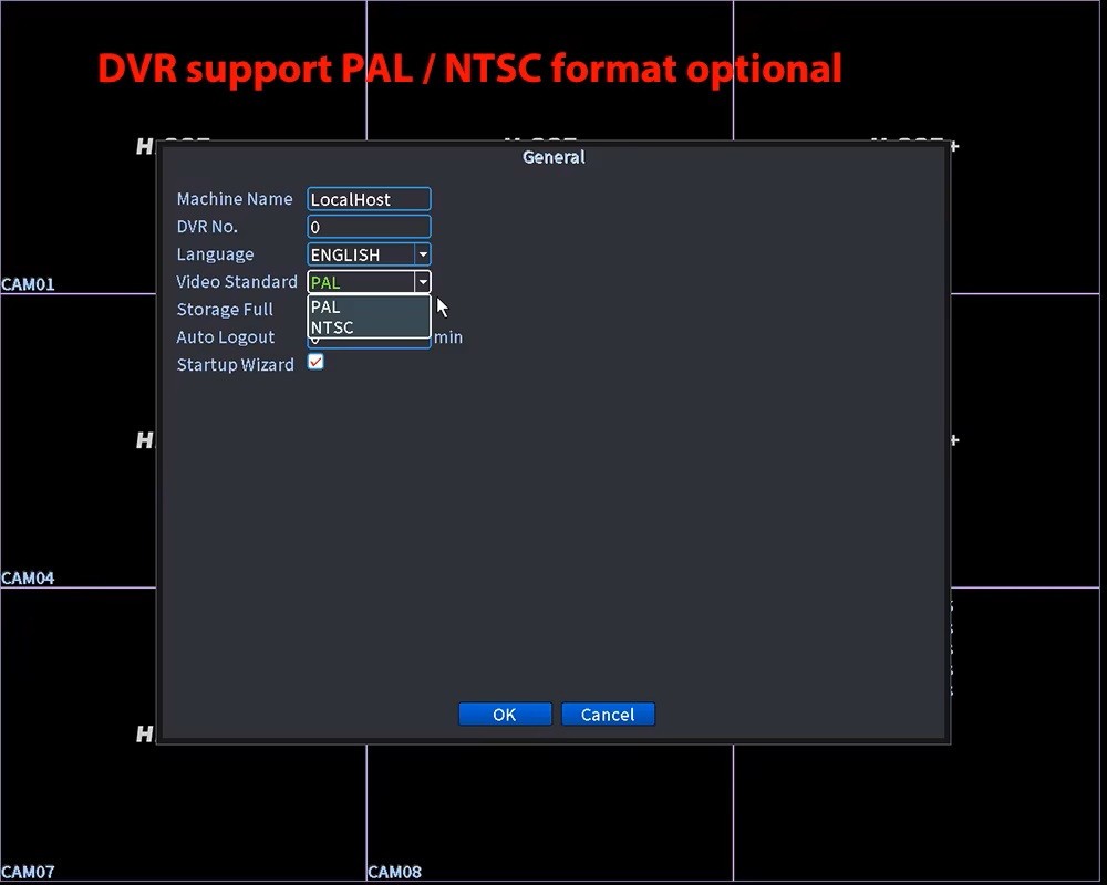 4K 8CH DVR Security Video Record Human Detection Smart Playback APP H.265+