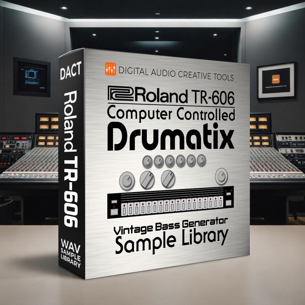 Roland TR-606 Drum Machine Sample Library