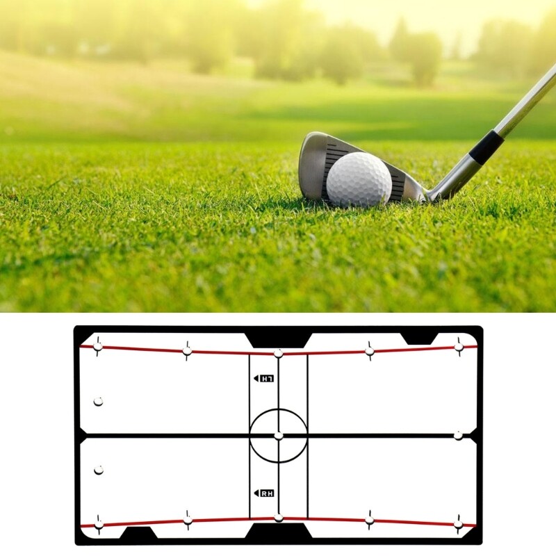 Portable Golf Golfing Accessories Golf Putting Alignment Mirror