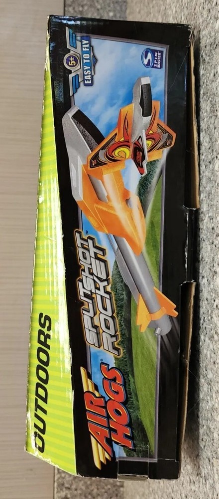 Air Hogs Split Shot Stomp Rocket 60' Blast Off Outdoor 2007 Spin Master Complete