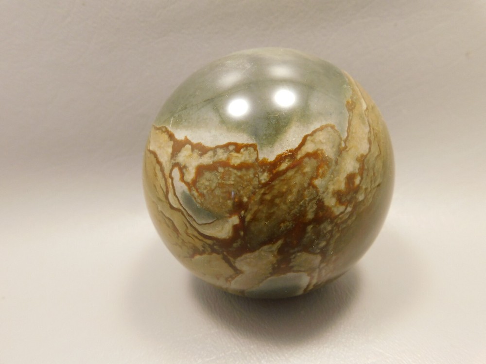 Polychrome Jasper 3 inch Stone Sphere 78 mm Ball #O8