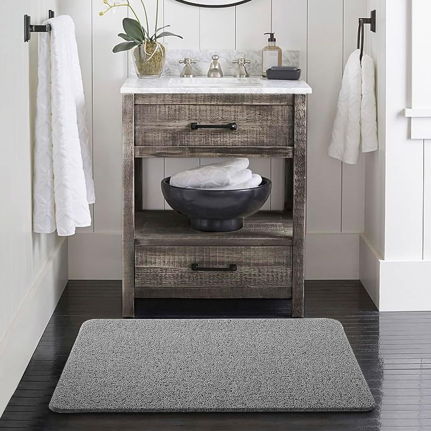 Soft Textured Shower Mat, Non Slip Anti Mould for Inside Shower & Bathtub Mats