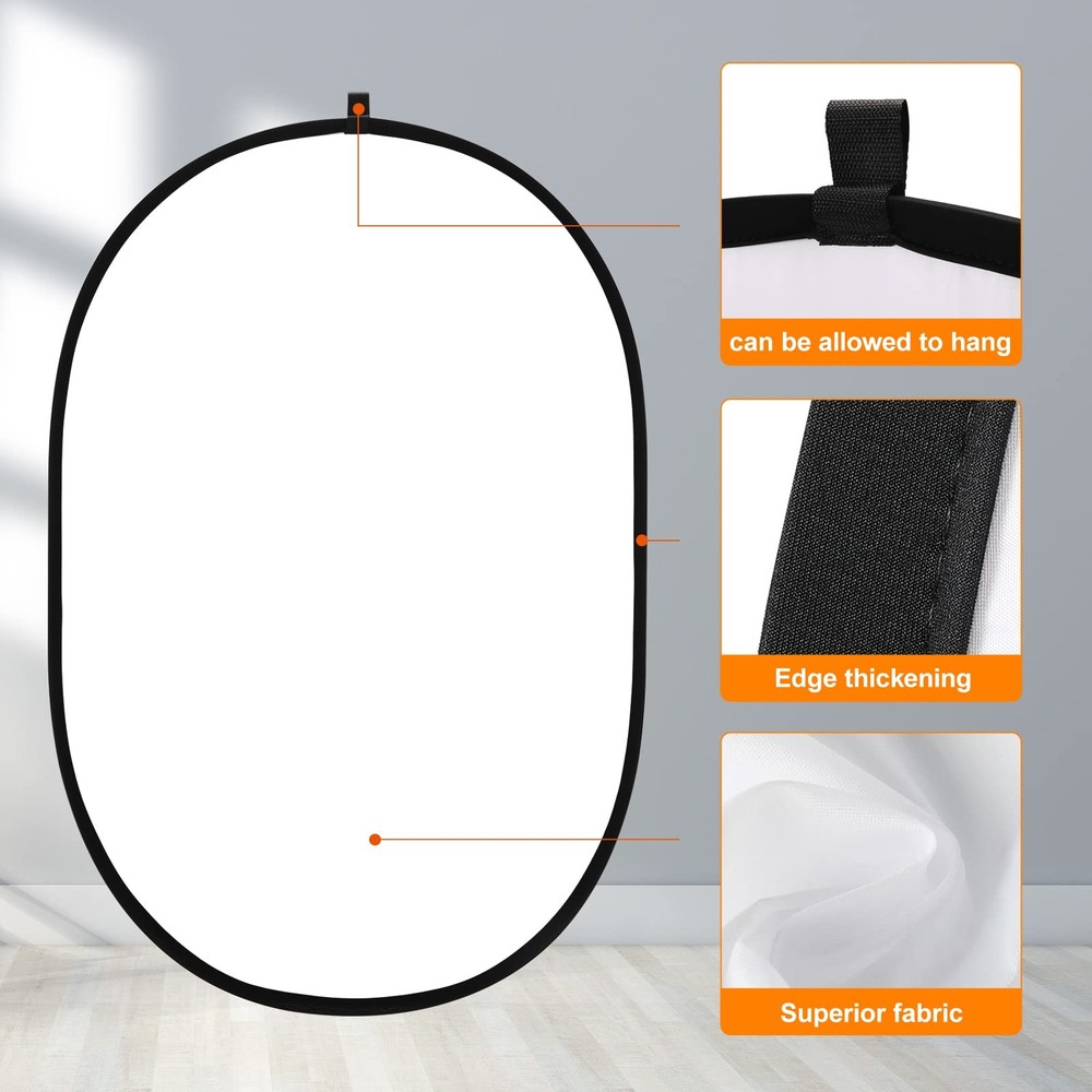 40"x60" Soft Light Diffuser Collapsible Pop Out Reflector Panel Lighting Diff...