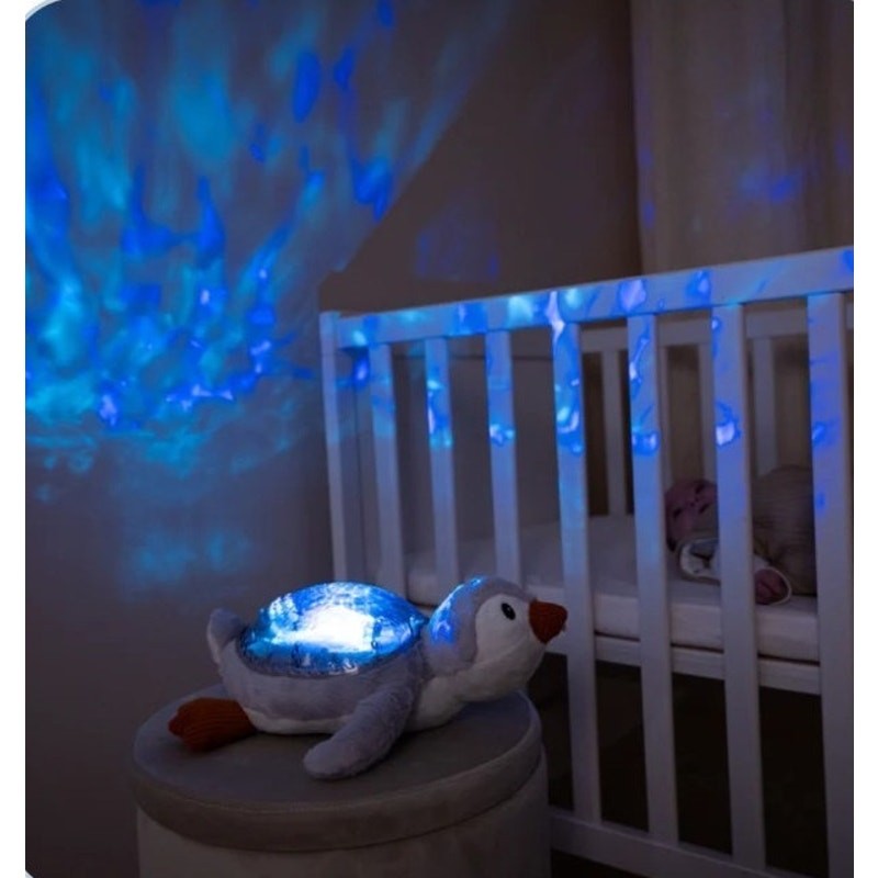 Cloud b Baby Sound Machine Night Lights Tranquil Penguin Rechargeable Cry Sensor