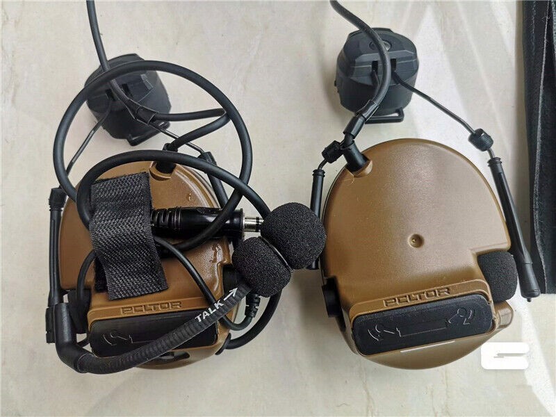 US!! Comtac-III C3 Tactical Communication Headset Noise Reduction Helmet Headset