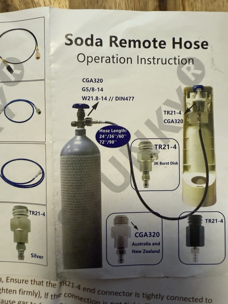 Soda Remote Hose New!