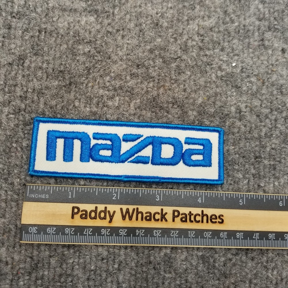 Vintage Mazda Patch Car Auto 70s 80s Work Uniform S0