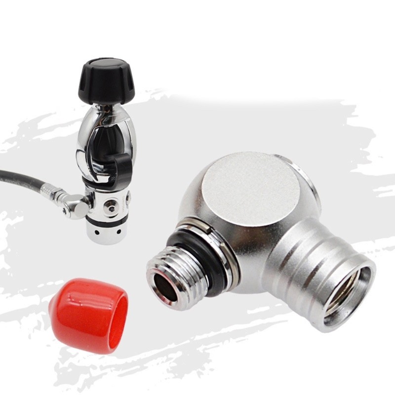 Durability Scubas Adapter 360 Swivels Function Seawater Resistant Diving