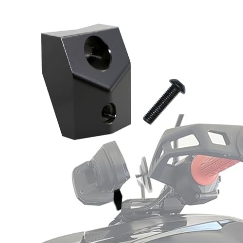 Aluminum 2" Adjustable Handlebar Riser Compatible Ryker 600/900 Gauge Riser