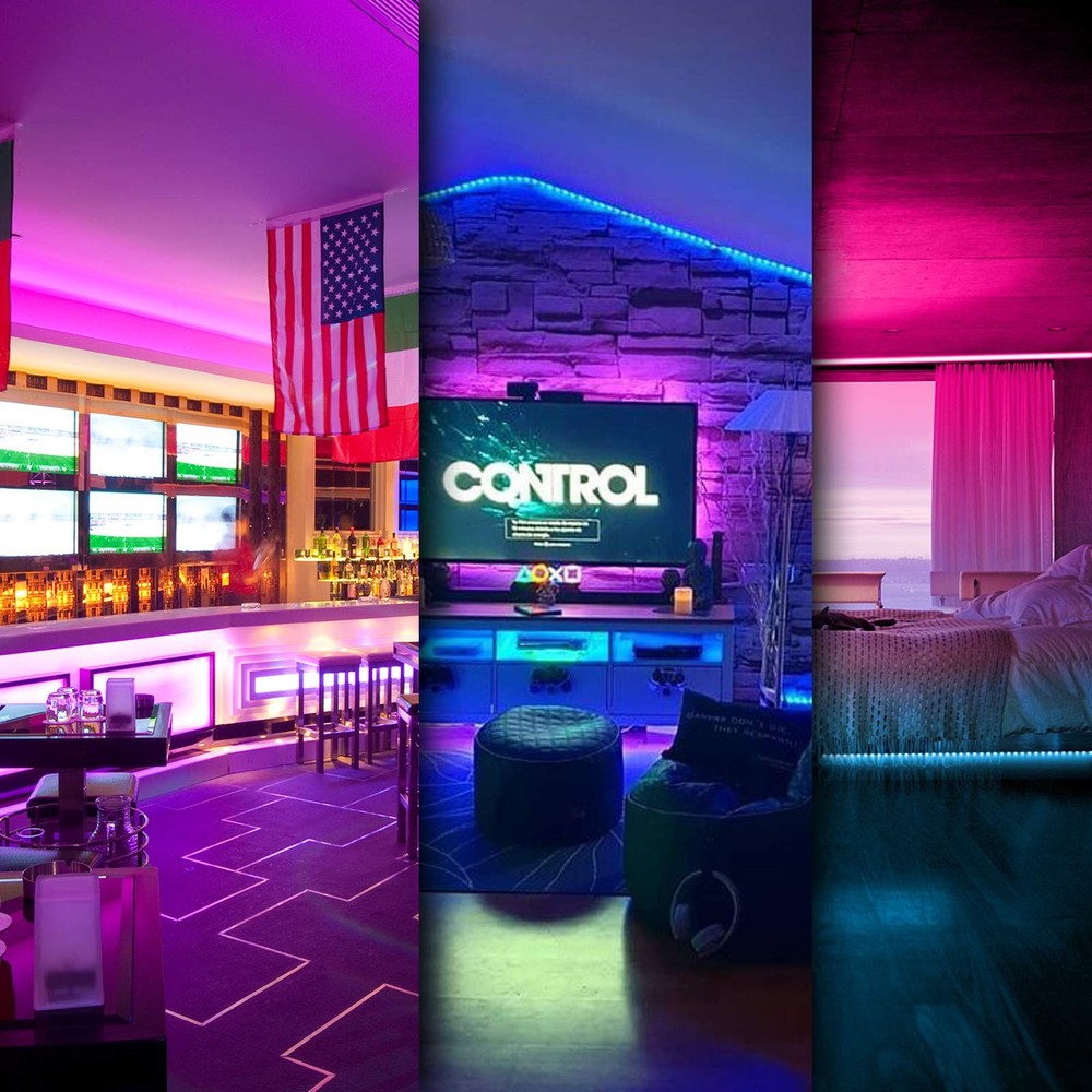 DAYBETTER Led Strip Lights Smart with App Control Remote, 200FT, Multicolor