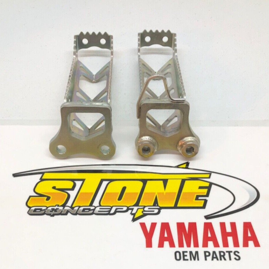 New! Yamaha YFZ450R YFZ450X Foot Pegs 2009-2026 OEM 09-26 YFZ 450R Left & Right