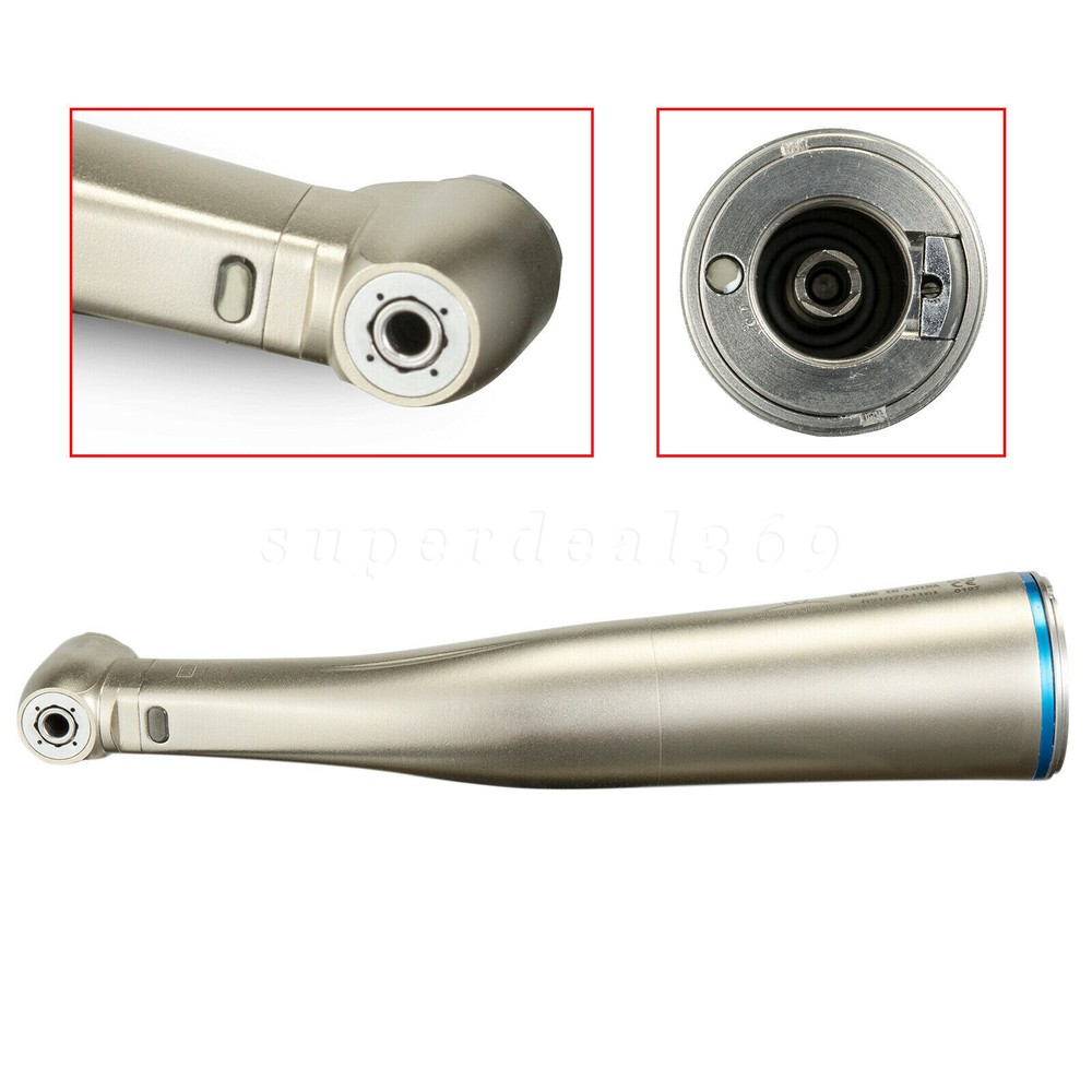 Dental LED Fiber Optic Push Button Contra Angle Handpiece Inner Push E-type YBB