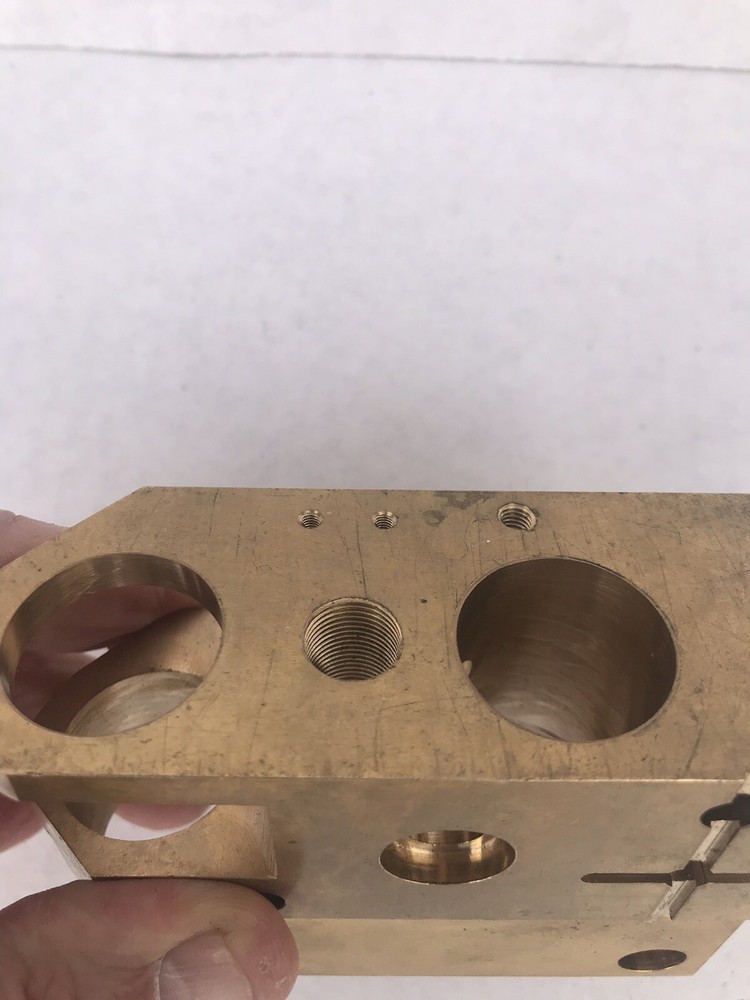 Heidelberg Operator Side Brass Side Guide Block C5.072.201