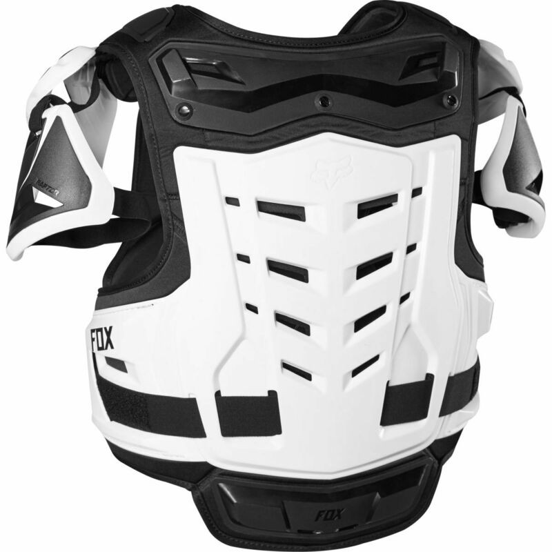Fox Racing Raptor CE Black White Chest Protector