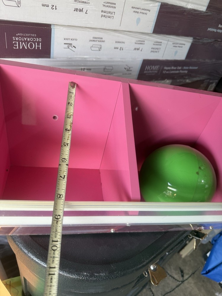 store display shelf container wall mounting clear front open Hanging Container