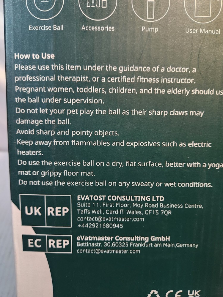 Trideer Exercise Ball