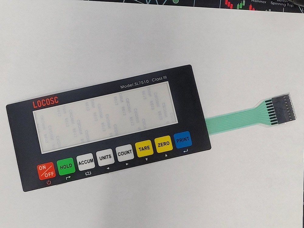 New LP7510 SL7510 LCD display model Keypad