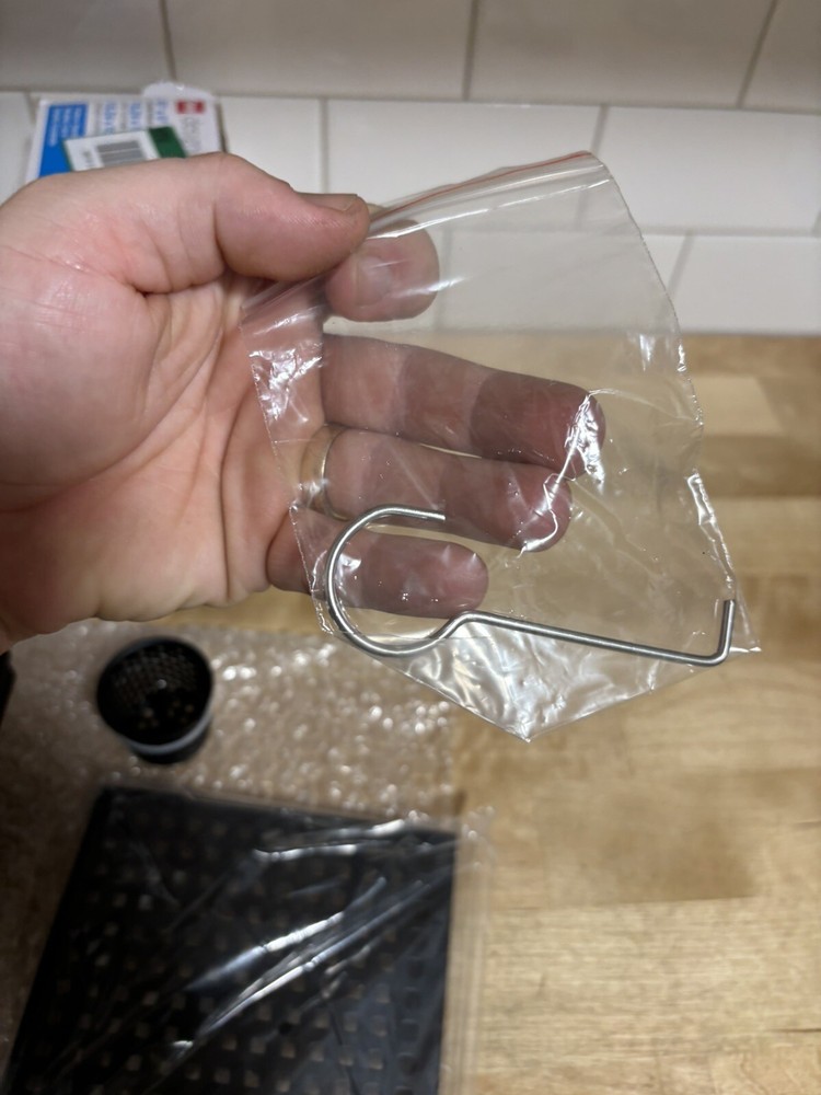 Oatey Designline Shower Drain w/ Square Pattern Drain 6"x6" MISSING ONE PART