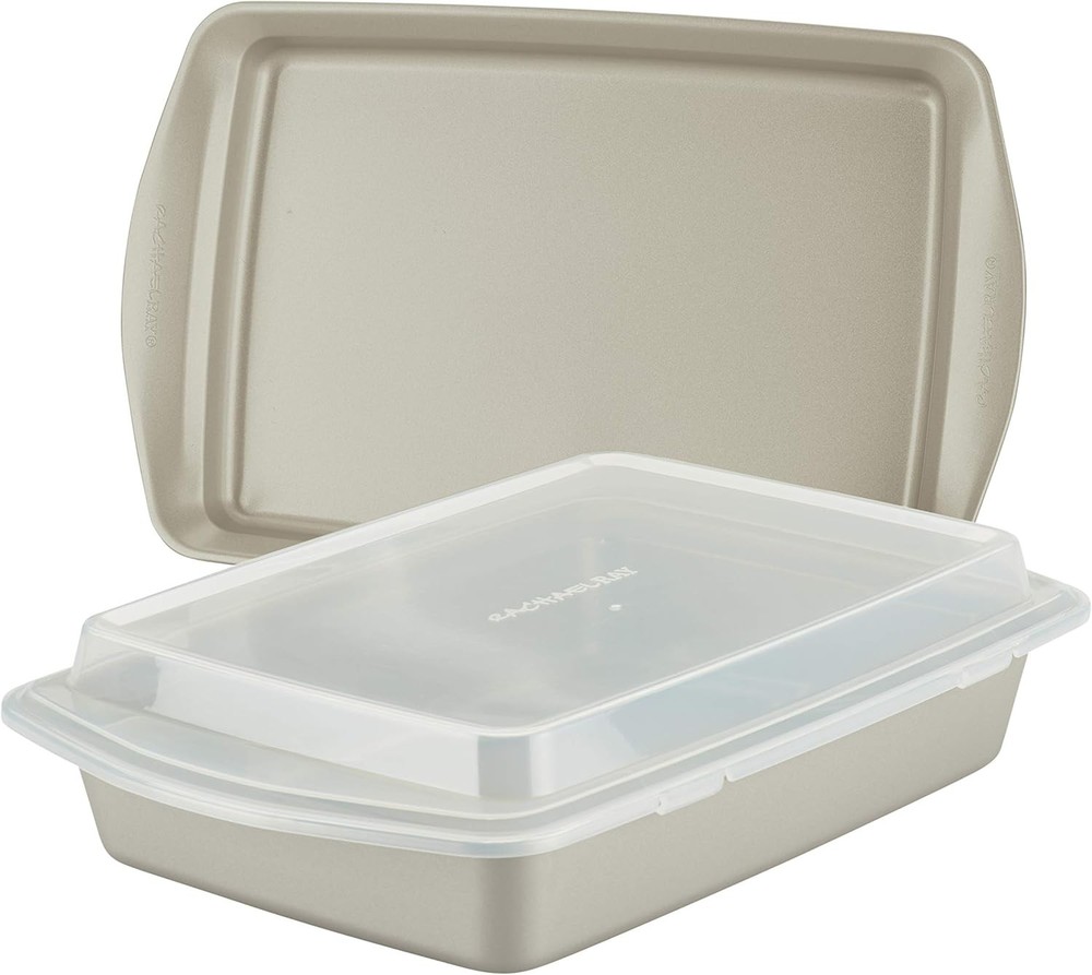 Nonstick Bakeware Set without Grips includes Nonstick Cookie Sheets / Baking