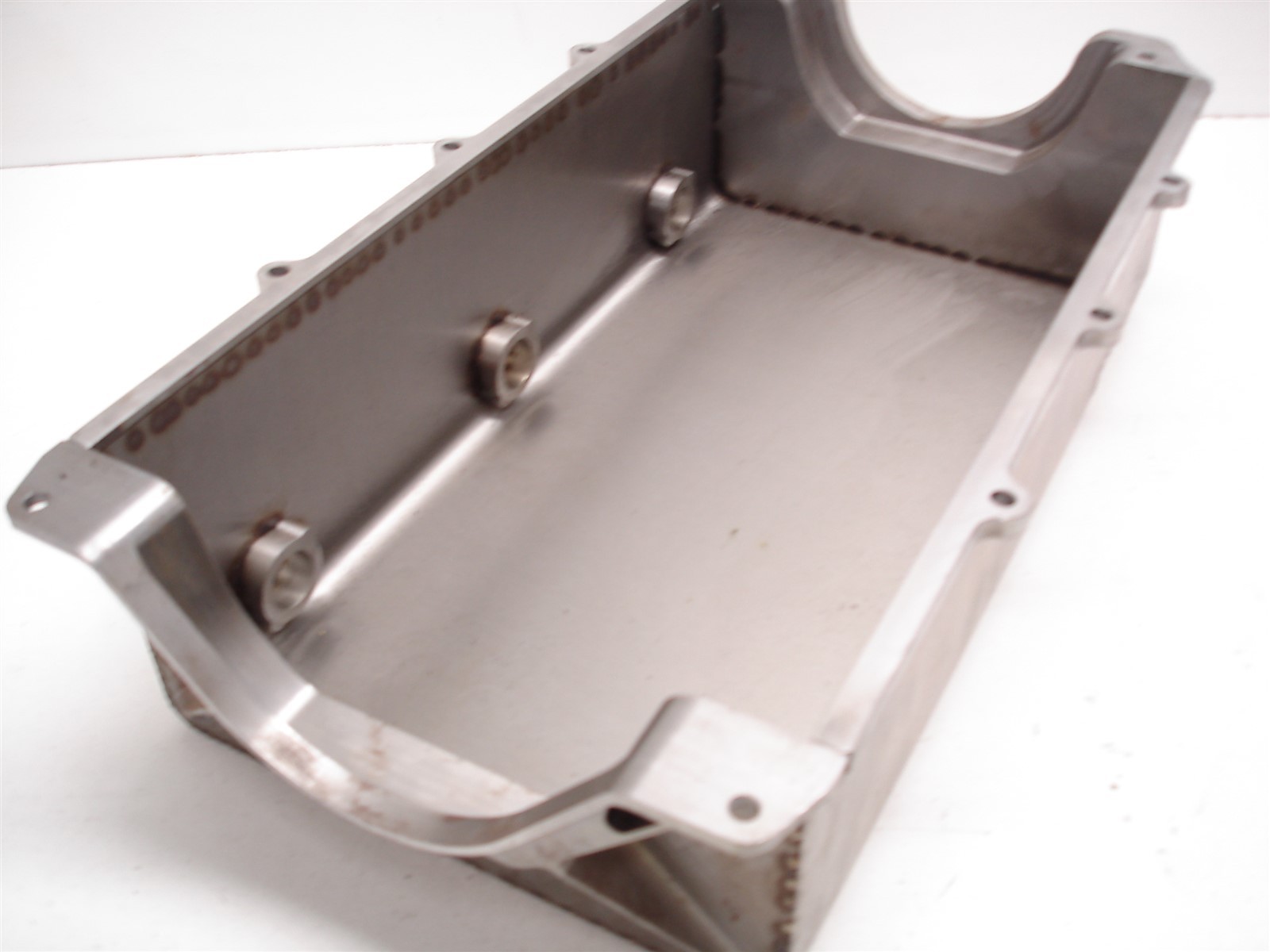 NEW PARTIALLY FINISHED NASCAR HENDRICK GM R07 R07.2 STAINLESS DRY SUMP OIL PAN