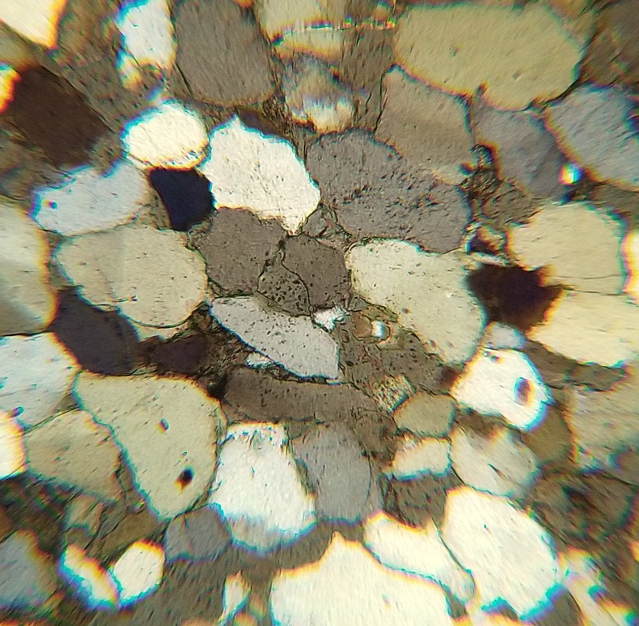 Thin-section Mount from IDHP UPH 2 Petrographic Microscope Slide 180-2023.8