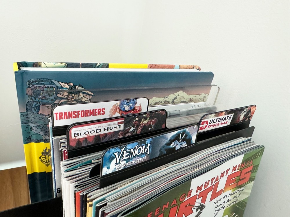 Custom Comic Divider Labels, Marvel, DC, Image, Comic Book, Label Comic tab