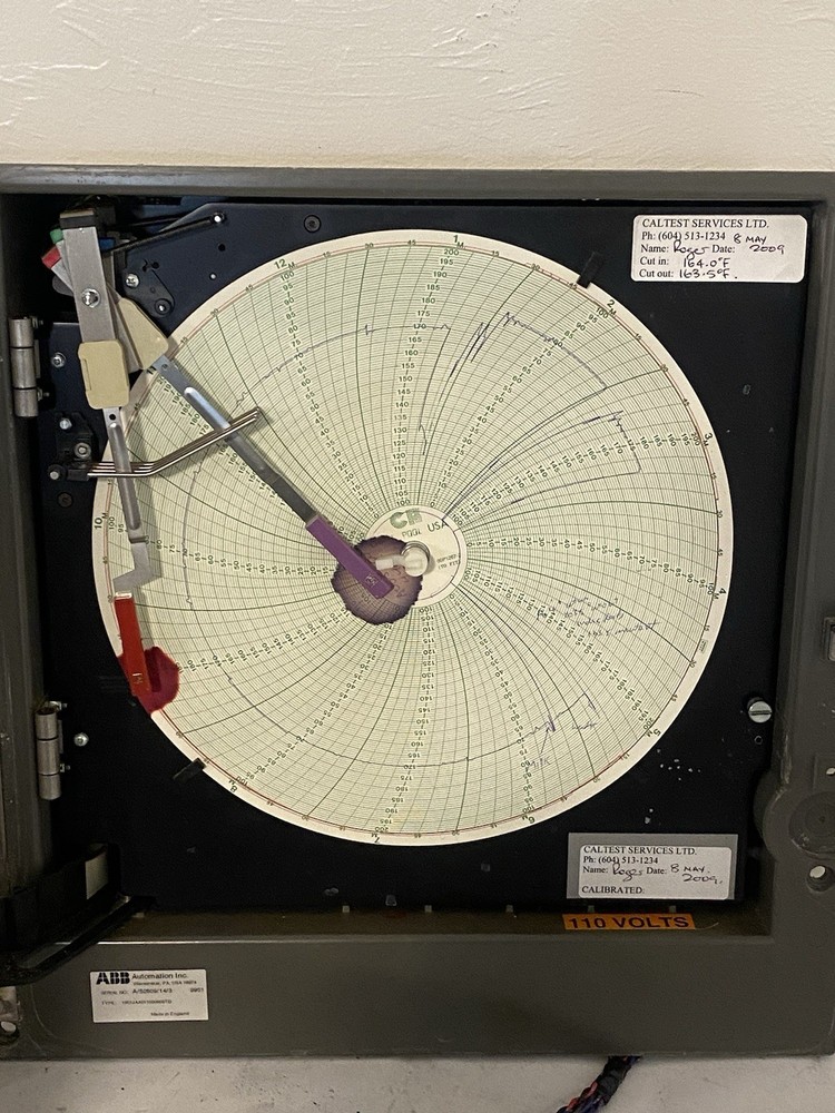 ABB COMMANDER 1900 CHART RECORDER 1951JAA01100090STD