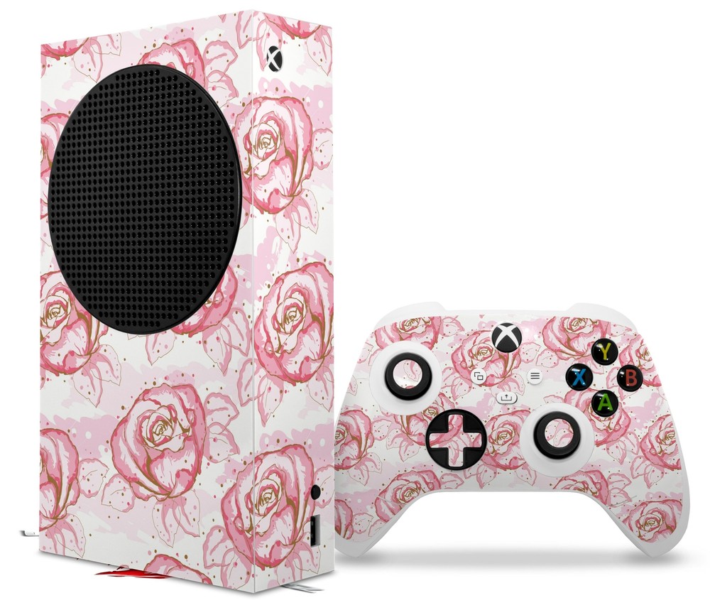 Skins XBOX Series S Console Controller Flowers Pattern Roses 13