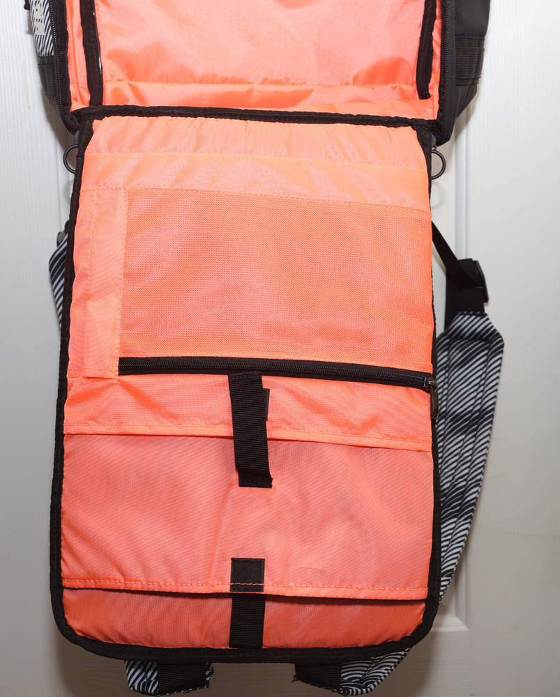 Under Armour Project Rock Top Loading Backpack UA Training Black White Classic